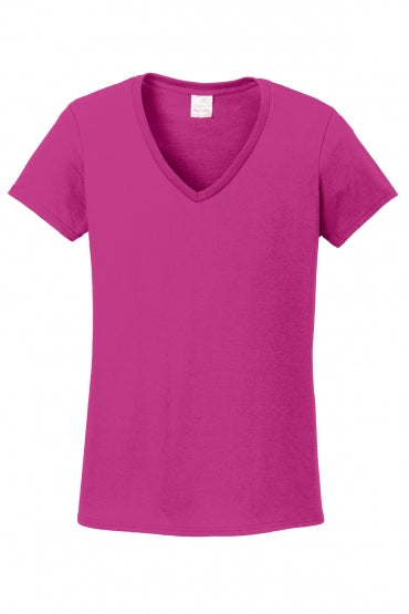Women's T-Shirts - Gildan Heavy 100% Cotton V-Neck 5V00L