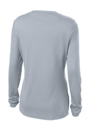 Women's Long-Sleeves - Sport-tek Ladies Long Sleeve Posicharge Competitor™ V-neck Tee