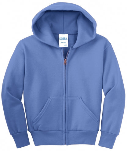 Youth Zip-Up Sweatshirts - Port & Company Youth Core Fleece